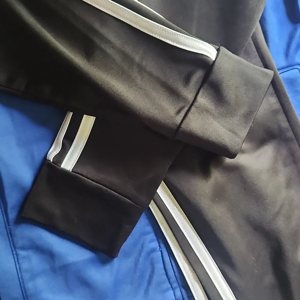 Adidas Blue and Black Track Suit - Picture 5 of 7